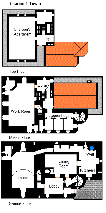 Charbon's Tower - plan